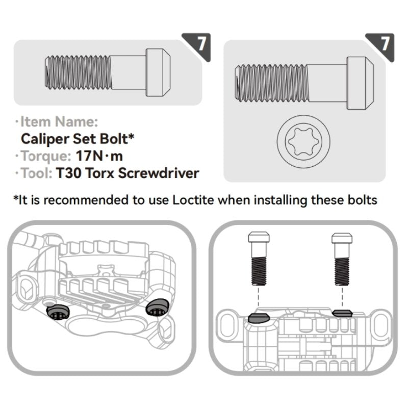 Titanium Bolt Upgrade Kit for LHP / LH4