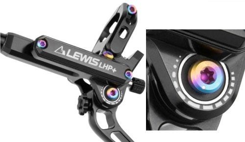 Lewis LHP+ U4T 4 Pistons Disc Brake with Ti Mounting Bolts