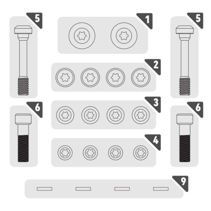 Titanium Bolt Upgrade Kit for LHP / LH4