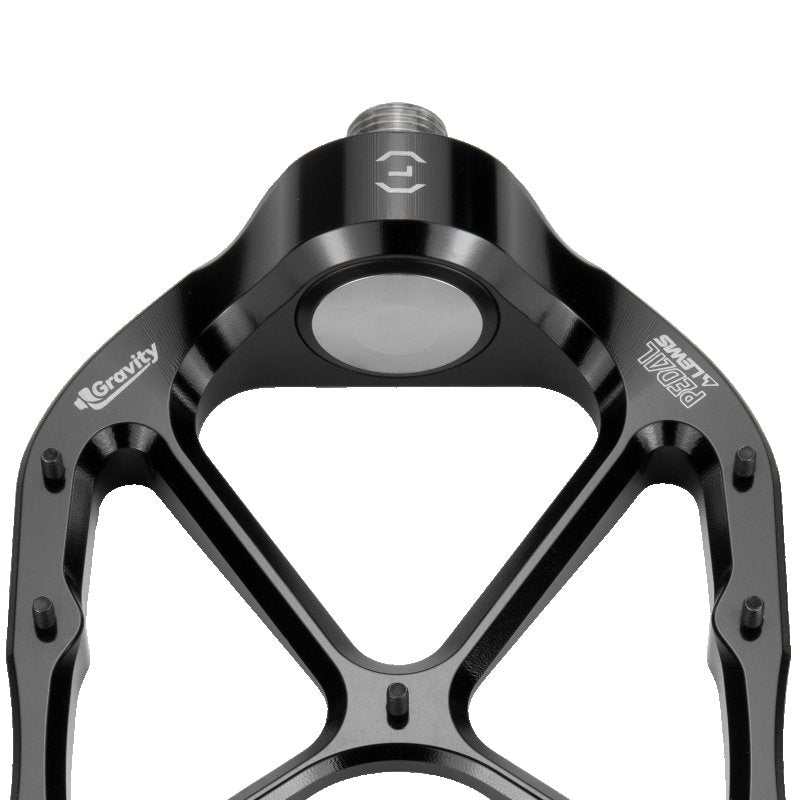 Lewis ALU Axle-less Drop  Style Pedals Gravity