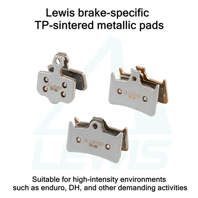 LEWIS LHP-U4 / LHT Brake Pads  TP-40 SINTERED