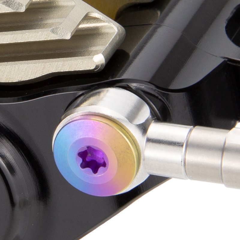 Lewis LHP+ U4T 4 Pistons Disc Brake with Ti Mounting Bolts
