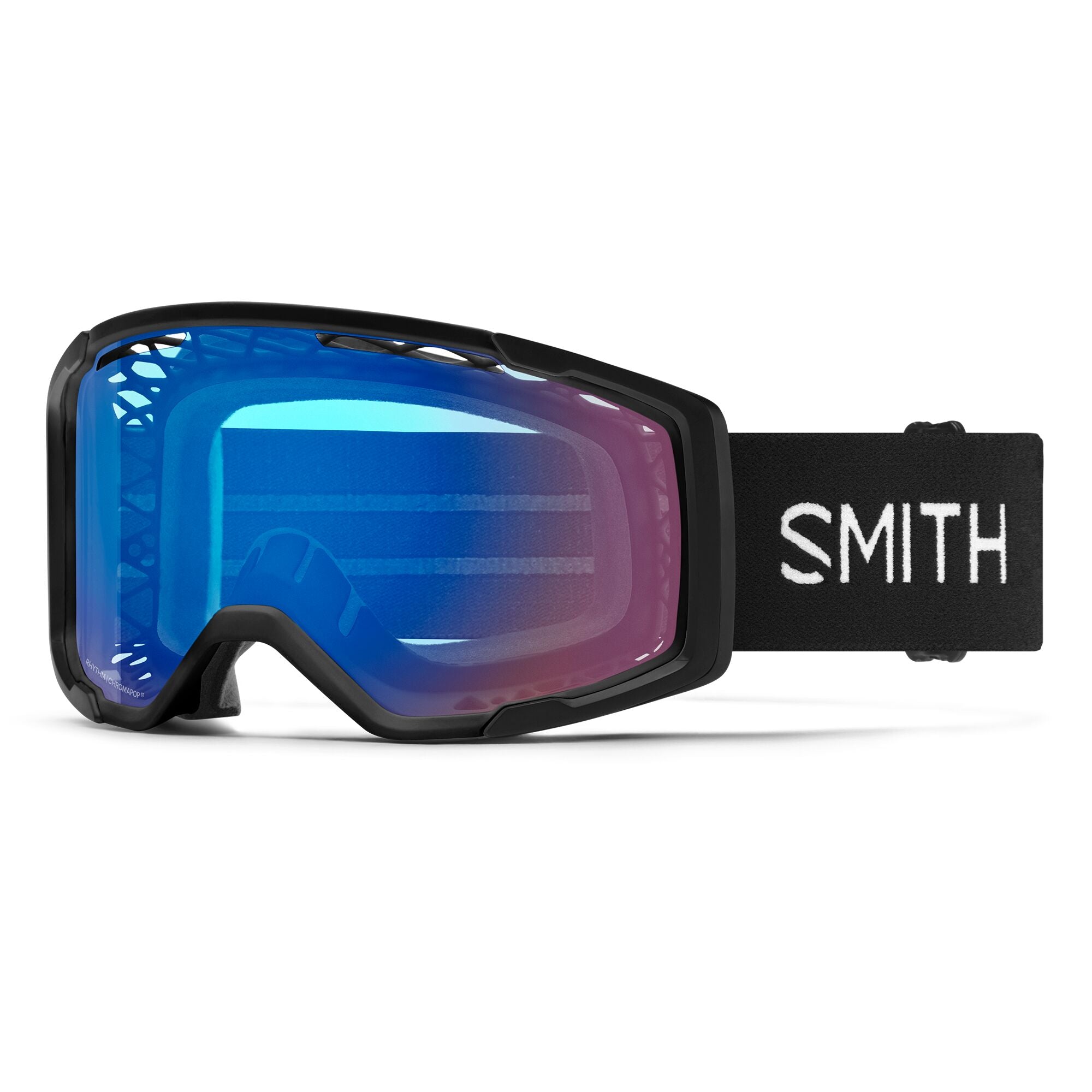 SMITH RHYTHM MTB - BLACK - LENS: ChromaPop Contrast Rose Flash AF + Clear AF