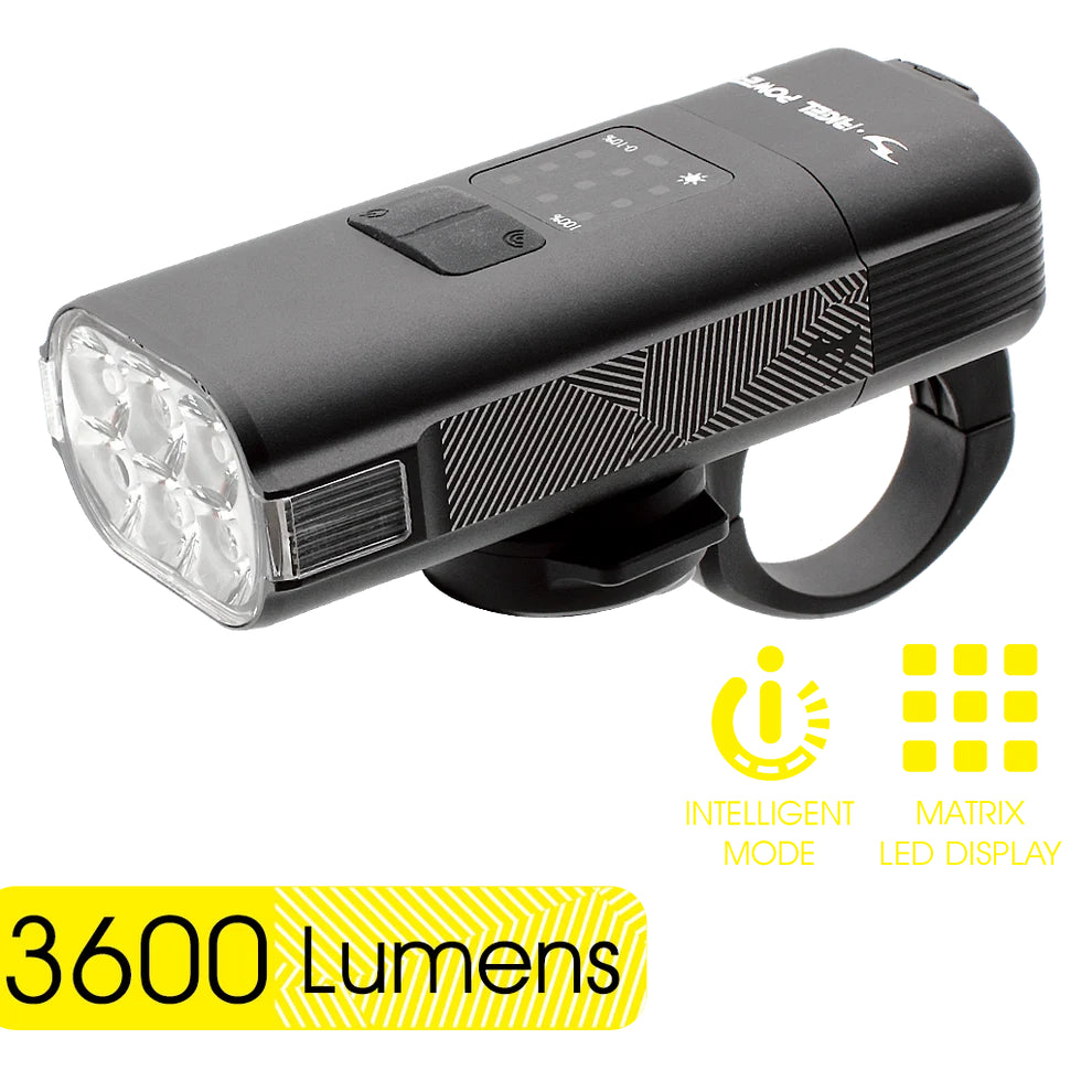 MOON Front light Rigel Power Black