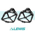 Lewis ALU Axle-less Drop  Style Pedals Gravity