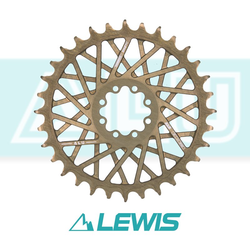 LEWIS Alu Chainring 8bolt 3mm offset