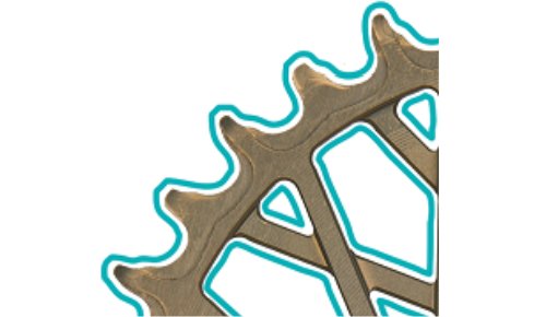 LEWIS Alu Chainring 8bolt 0mm offset
