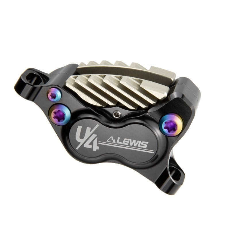 Lewis LHP+ U4T 4 Pistons Disc Brake with Ti Mounting Bolts
