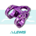 LEWIS Alu Stem for 35mm handlebar with SS bolts Purple