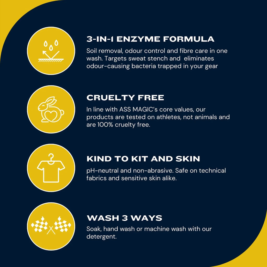 Ass Magic Kit wash and soak sportsvask 1000ml